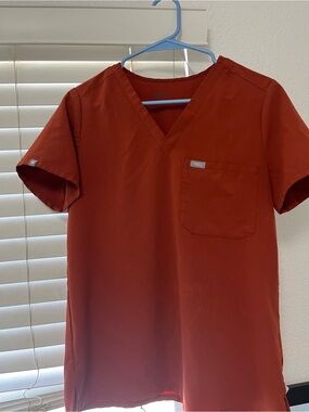 FIGS Scrub Set - Rust